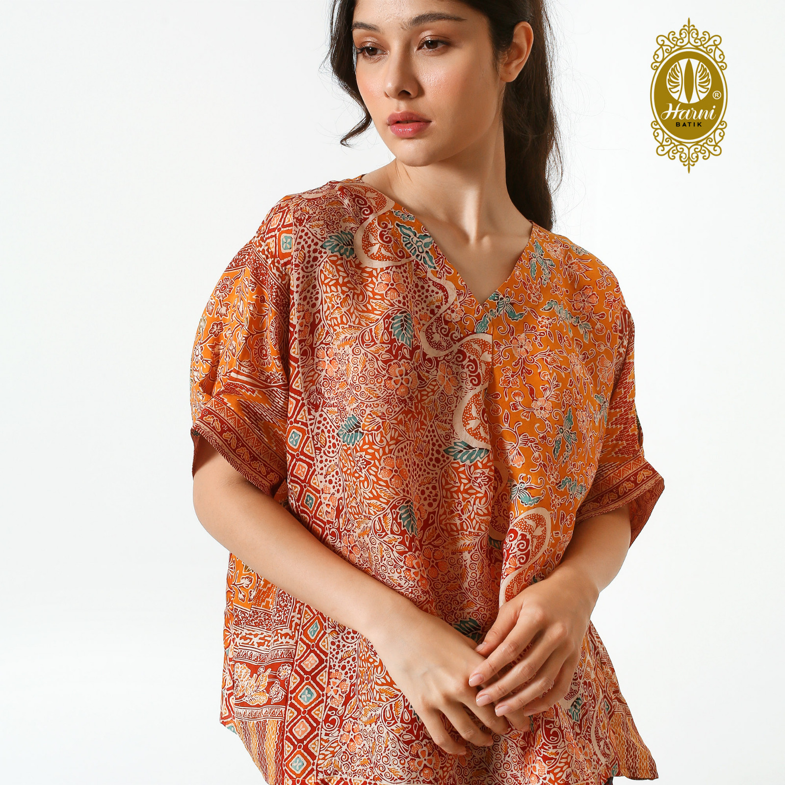 Batik Scarves in SILK Size 55x200Cm