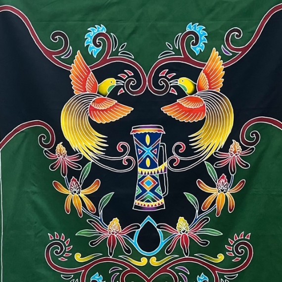 Bird of Paradise 'Cendrawasih' Hand Drawn Batik