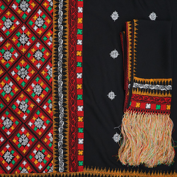 Embroidered Fabric - Tapak Seleman Motif (Bordir)