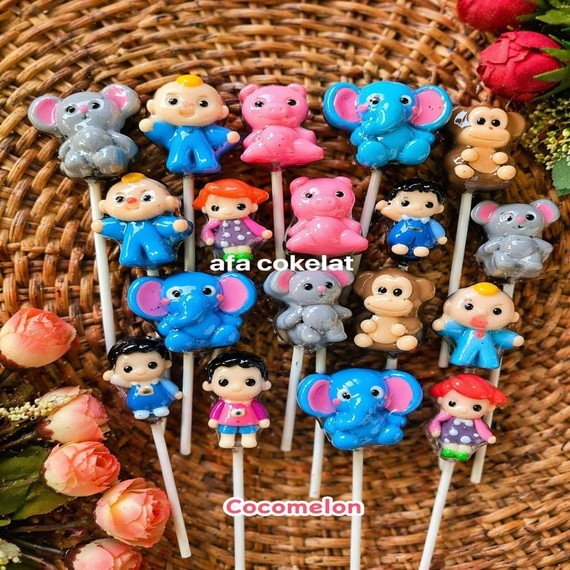 Chocolate Character Lollipops