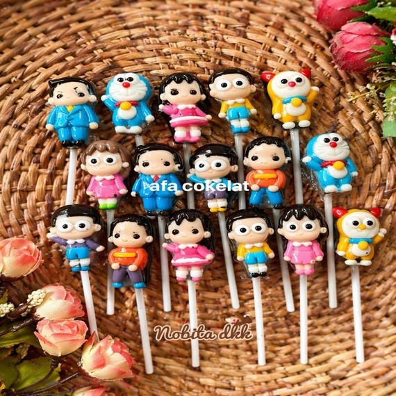 Chocolate Character Lollipops