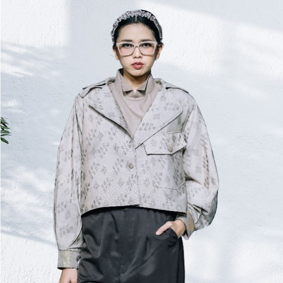 Premium Outer Crafted from Authentic Kelor Motif Tenun of Central Sulawesi, Indonesia