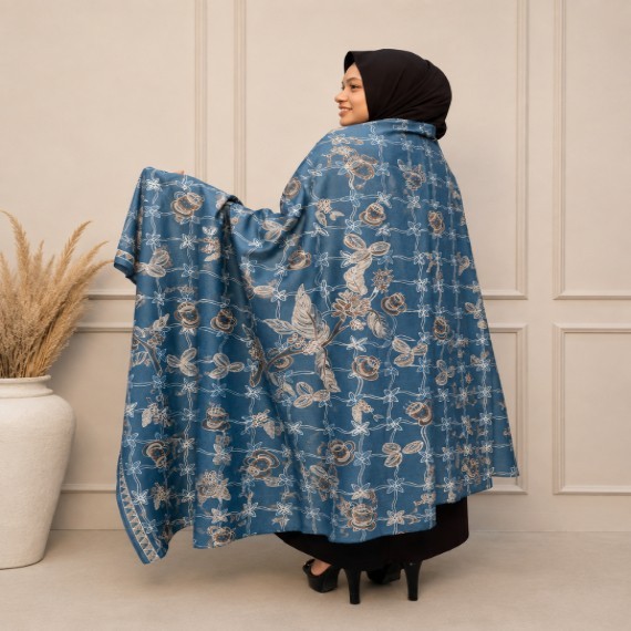 Hand-Drawn Batik with Natural Dyes Motif Coffee