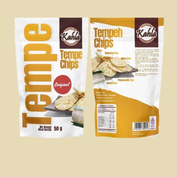 Tempeh Chips Kahla Original and Rendang Spicy