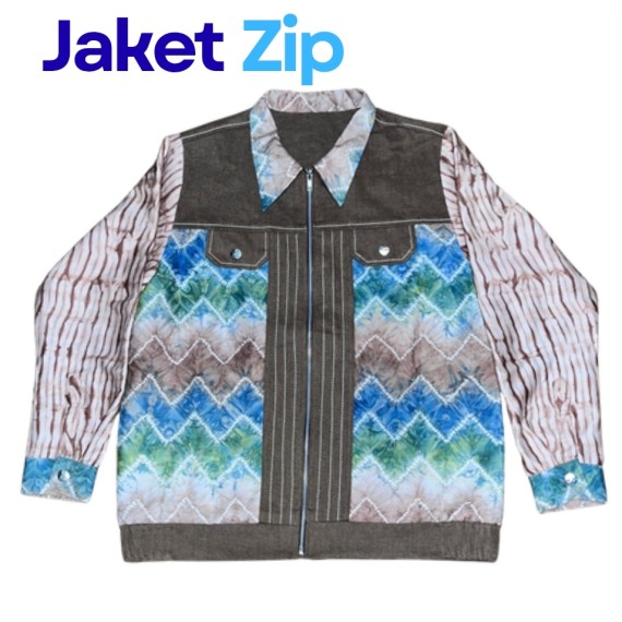 Jacket Crop Iris Pudak