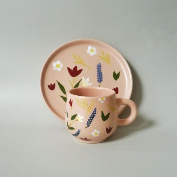 Ayana Series (Mug & Plate), Semanggi Series (Mug & Plate), and Cherie Series (Mug & Teapot)