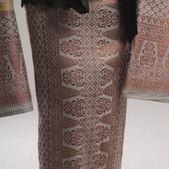 Songket Bunga Cina Pewarna Alam