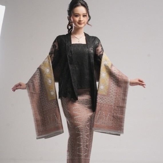 Songket Bunga Cina Pewarna Alam