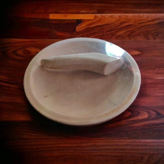 Wood Mortar And Pestle